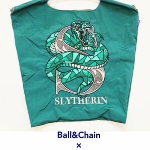 Ball&Chain ボールアンドチェーン ハリーポッター コラボバッグ エコバッグ SLYTHERIN スリザリン M 正規品