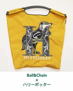 Ball&Chain ボールアンドチェーン ハリーポッター コラボ エコバッグ HUFFLEPUFF ハッフルパフ M 正規品