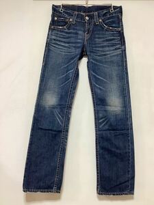 T-1229 Levi's リーバイス 502 デニムパンツ W30 ユーズド加工 ジーンズ ジーパン 