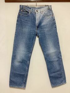 U-1220 USA製 Levi's リーバイス 510-0217 デニムパンツ W33 525刻印 テーパード ジーンズ ジーパン 