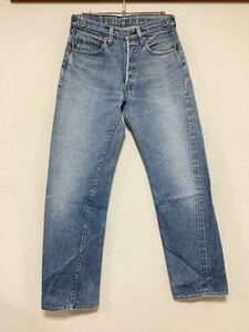 S-1208 USA производства Levi's Levi's 501 Denim брюки W30 80's Vintage внедорожник джинсы ji- хлеб 