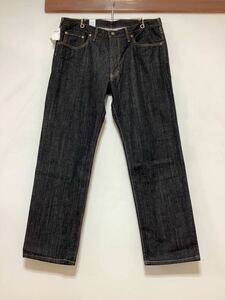 S-1289 tag attaching EDWIN INTERNATIONAL BACIC Edwin 404 black Denim pants black jeans W39 big size ji- bread made in Japan 