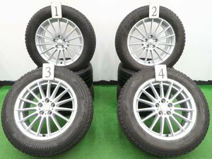 4本 ランドローバー 純正 18インチ 7.5J 5H 108 スタッドレス ブリヂストン ブリザック DM-V3 235/60R18 イヴォーク ヴェラール サイズ相違