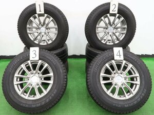 4本 weds PRODITA 15インチ 6J +33 139.7 スタッドレス ブリヂストン ブリザック VL1 2021年 195/80R15 トヨタ ハイエース レジアスエース