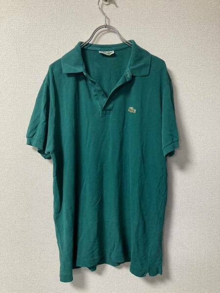 フレラコ　ラコステ　フランス製　70s ヴィンテージ　グリーン　XLサイズ　ポロシャツ 半袖ポロシャツ LACOSTE 