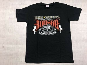 恵比寿★マスカッツ 暴走ツアー2016 タイホしちゃって アイドル 邦楽 グッズ 半袖Tシャツ カットソー メンズ M 黒