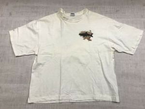 クレイジーシャツ Crazy Shirts ハワイ HAWAII スーベニア サメ イラスト ショート丈 半袖Tシャツ カットソー メンズ 大きいサイズ XL 白