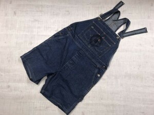 カナダ製 リーバイス Levi's オレンジタブ アメカジ ショート ハーフ デニム オーバーオール サロペット パンツ ジーンズ レディース 紺