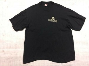 90s 古着 SOL'S KING モンテカルロ モナコ MONTE CARLO MONACO スーベニア お土産 半袖Tシャツ カットソー メンズ XL 黒