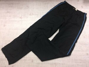 J.Crew GYM ジェイクルー スポーツ アメカジ オールド レトロ古着 サイドライン トラックパンツ ボトムス メンズ 小さいサイズ XS 黒