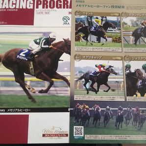 競馬 JRA 安田記念日曜日版レーシングプログラム2冊 レープロ