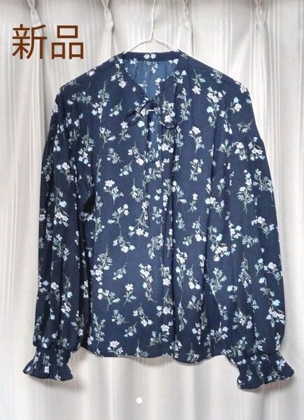 キャンディースリーブ 花柄 ブラウス(タグなし 新品)