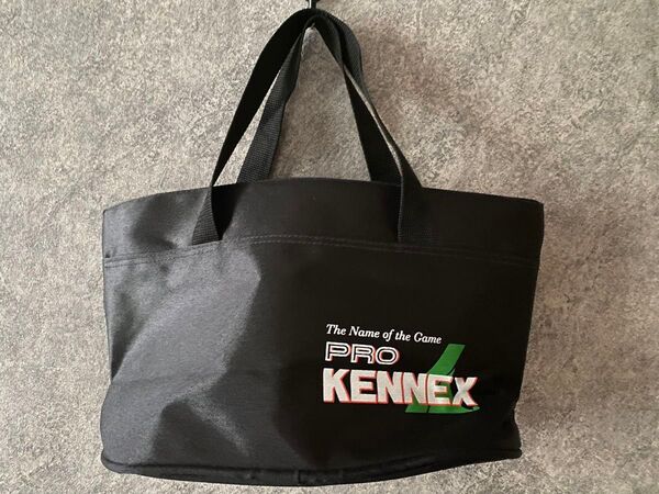 未使用品 KENNEX トートバッグ ブラック 両面プリント