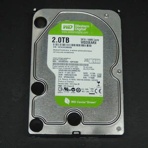 【検品済み】WD 2TB HDD WD20EARX (使用5110時間) 管理:セ-57