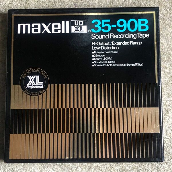 maxell 35-90B UDXL マクセル最高級テープ、ほとんど未使用