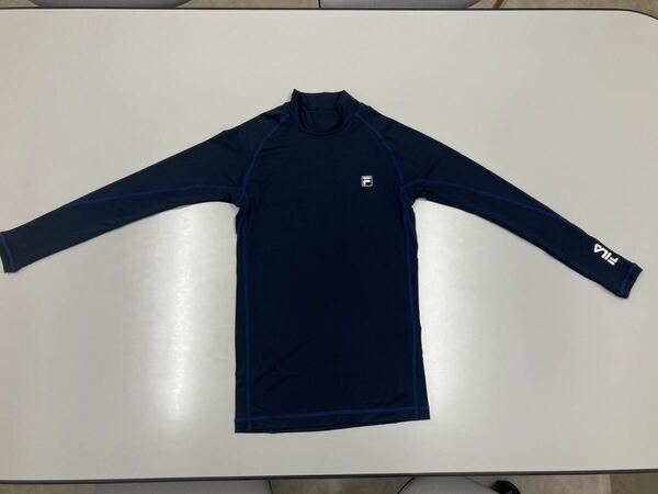 FILA GOLF フィラゴルフレディースU Vインナーシャツ　スポーツインナー　ハイネック　長袖　M 1点のみ！新品未使用！キラキラ♪