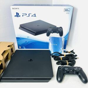 【1円〜】PS4 本体 セット 500GB ブラック SONY PlayStation4 CUH-2000A 初期化/動作確認済 プレステ4 