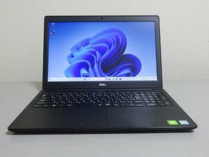 DELL Latitude 3500 Core i7 8565U 1.80GHz/16GB/SSD 256GB+HDD 500GB WLAN Bluetooth Webカメラ Nvidia GeForce MX130搭載 Win11