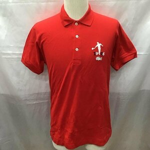 LACOSTE 3 ラコステ ポロシャツ 半袖 半袖ポロシャツ カラーシャツ 半袖カットソー Polo Shirt 赤 / レッド / 10111467
