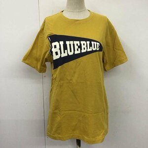 BLUE BLUE S ブルーブルー Tシャツ 半袖 クルーネック フラッグ T Shirt マスタード / マスタード / 10110859