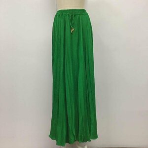 ZARA XS ザラ スカート ロングスカート 4886 242 500 ギャザースカート タグ付き Skirt Long Skirt 緑 / グリーン / 10112334