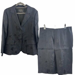 A939*Salvatore Ferragamo Salvatore * Ferragamo * suit setup jacket skirt *48 size 46 size 