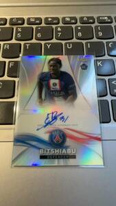 040: Chandaille Bitshiabu on card AUTO 直筆サインカード 75枚限定 Paris Saint-Germain