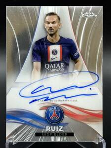 020: FabianRuiz TOPPS on card AUTO 直筆サインカード 99枚限定 Paris Saint-Germain