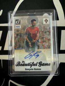 023: Goncalo Ramos PANINI Donruss 直筆サインカード