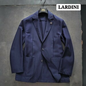  unused class *LARDINI tailored jacket top class wool &mo hair spring summer Anne navy blue summer jacket navy blue blur new b-tonie-ruL Italy made 1 jpy 