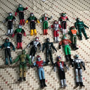 ②仮面ライダー ソフビ バンダイ BANDAI 懐かしいライダーセット