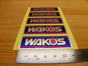 送料込 WAKO’S ワコーズ ステッカー 極小サイズ x５枚 和光ケミカル デカール