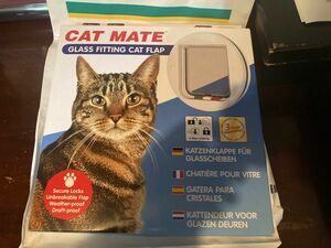 キャットメイト catmate ガラスフィッティングキャットドア #210W