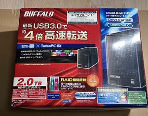 BUFFALO USB3.0＆2.0対応 レグザブルーレイ RAID機能搭載 2TB 外付 ハードディスク 2TB HD-WL2TU3/R1J HDD 東芝 DT01ACA100 搭載