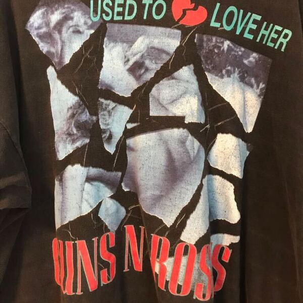 超激レア XLーXXL 当時物 レアサイズ guns and roses VTG 1989 ヴィンテージTシャツ nirvana sound garden Metallica