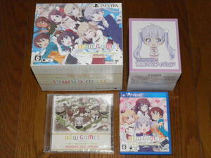 PSVITA ニューゲーム new game THE CHALLENGE STAGE 初回限定版 フィギュア サントラCD付属