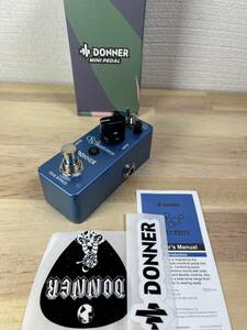 【一円スタート】Donner オーバードライブ ギターエフェクター ディストーション ペダル Blues Drive「1円」URA01_3456