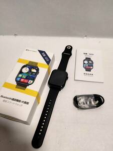 【一円スタート】FOXIONO スマートウォッチ 1.96インチ大画面 アンドロイド対応 smart watch,スマートブレスレット 1円 HAM01_2885