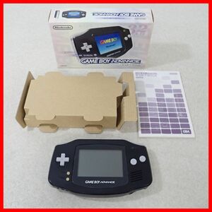 1 jpy ~ operation goods GBA Game Boy Advance body AGB-001 black Nintendo nintendo box opinion attaching [10