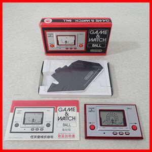 動作品 GAME＆WATCH BALL ゲームウオッチ ボール クラブニンテンドー復刻版 RGW-001本体 箱説付 Nintendo 任天堂 club.nintendo【PP