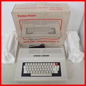 ☆Radio Shack パーソナルコンピュータ TRS-80 COLOR COMPUTER2 Model 26-3134A 箱付 ラジオシャック ジャンク【20