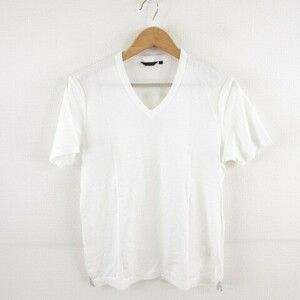 デザインワークス DESIGNWORKS Tシャツ 半袖 Vネック 白 オフホワイト 46 *A317 メンズ