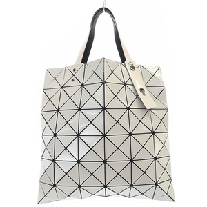 バオバオ イッセイミヤケ BAOBAO ISSEY MIYAKE トートバッグ ハンドバッグ ロゴ ライトグレー /SR34 レディース