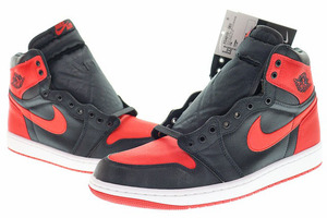 ナイキ NIKE WMNS AIR JORDAN 1 RETRO HI OG SATIN BRED 2023 28.5cm FD4810-061 ウィメンズ エア ジョーダン I レトロ ハイ サテン ブレッ