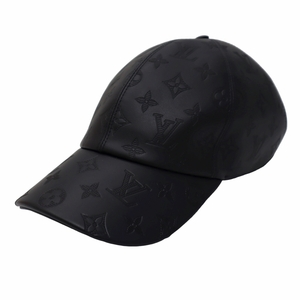 ルイヴィトン LOUIS VUITTON M76581 キャップ・モノグラム シャドウ 帽子 60 BLACK(ブラック) メンズ