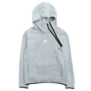  Nike NIKE Tech Fleece Pullover Hooded sweat shirt Tec флис Parker f-ti тянуть over Reflect CU4493-063 M серый 