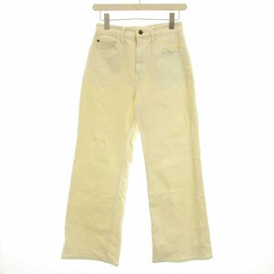 ヘルシーデニム Healthy DENIM CLASH W デニムパンツ ジーンズ ジップフライ ダメージ加工 23 XS 白 ホワイト /KQ レディース