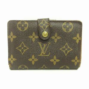 ルイヴィトン LOUIS VUITTON ポルトフォイユ ヴィエノワ モノグラム 二つ折り 財布 M61674 がま口 ブラウン系 ■GY04 ☆AA★ レディース