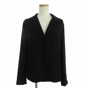  Agnes B agnes b. Anne navy blue jacket thin 3B pocket black black 40 L tops #SM1 lady's 