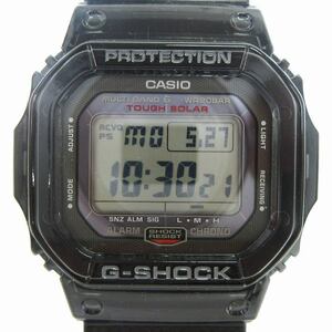 カシオジーショック 美品 カーボンファイバーインサートバンドモデル 腕時計 デジタル タフソーラー GW-S5600U-1JF 黒 ブラック ■SM3